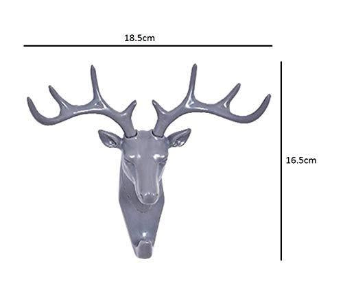 Self Adhesive Deer Head Hanging Hook (Pack of 2)
