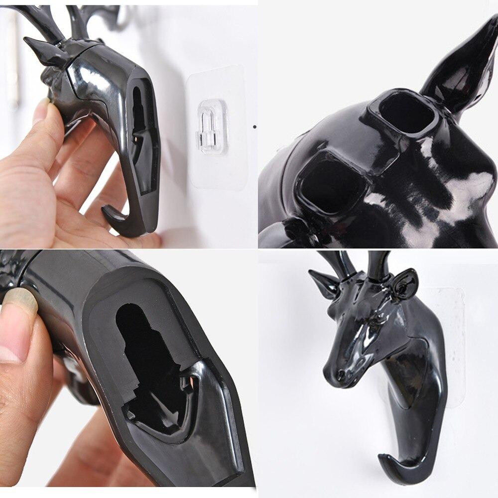 Self Adhesive Deer Head Hanging Hook (Pack of 2)