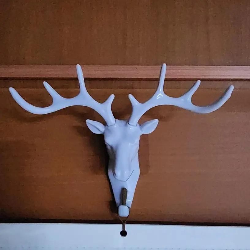 Self Adhesive Deer Head Hanging Hook (Pack of 2)