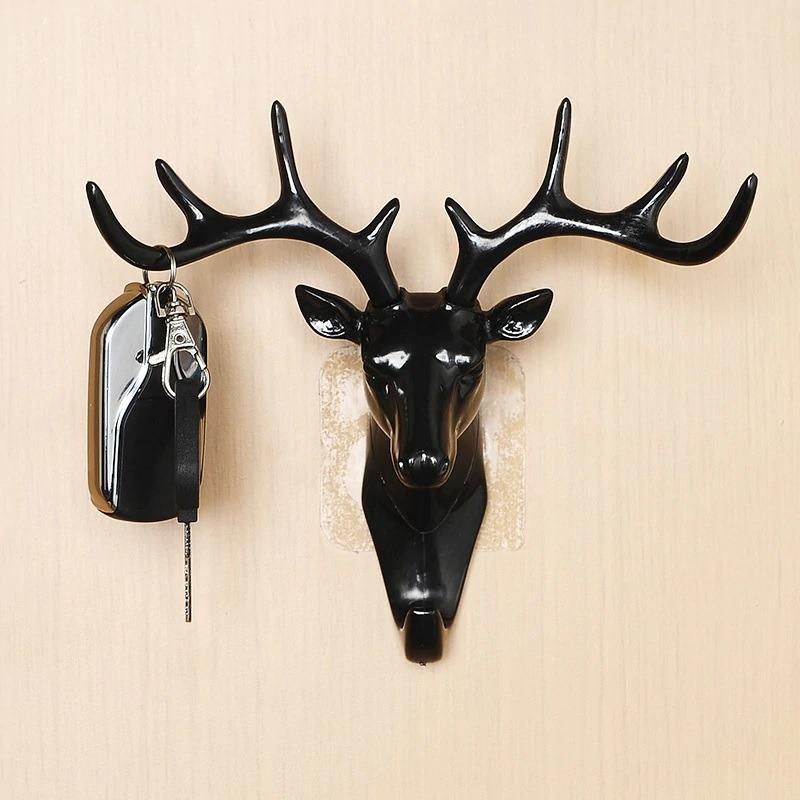 Self Adhesive Deer Head Hanging Hook (Pack of 2)